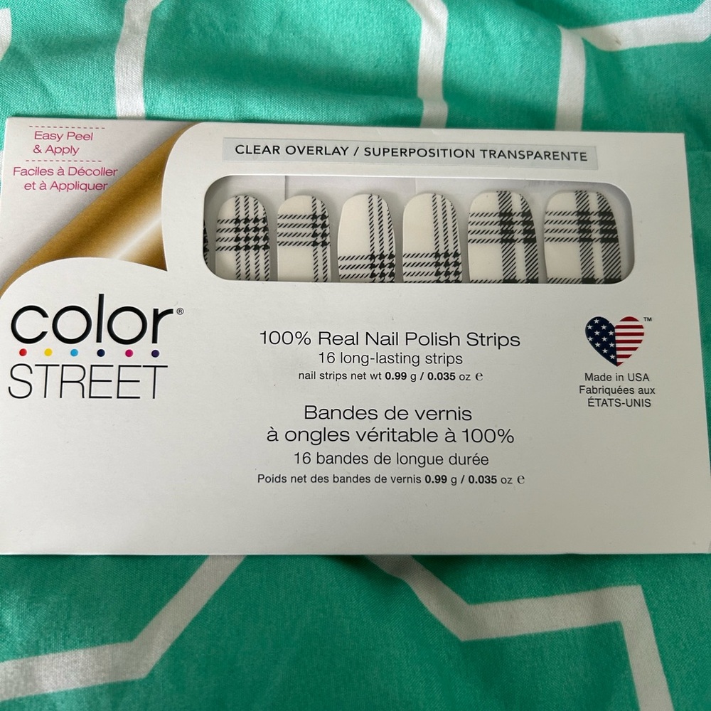 Color street clear overlay favorite flannel